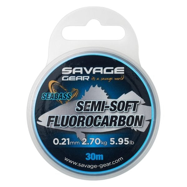 alt="Savage Gear Semi-Soft Fluorocarbon Seabass"