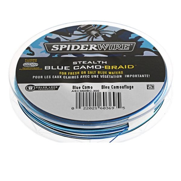 Spiderwire Stealth Smooth 8 Blue Camo-Braid