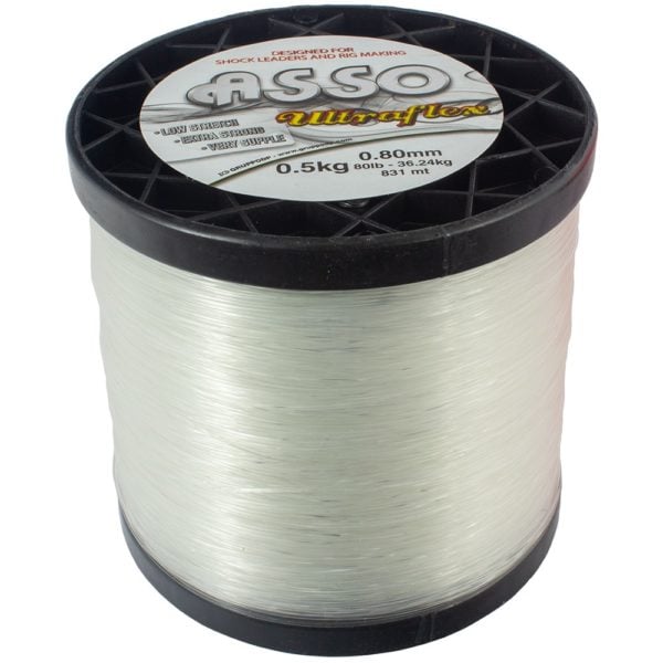 Asso Ultra Flex Leader - Half Kilo Bulk Spool