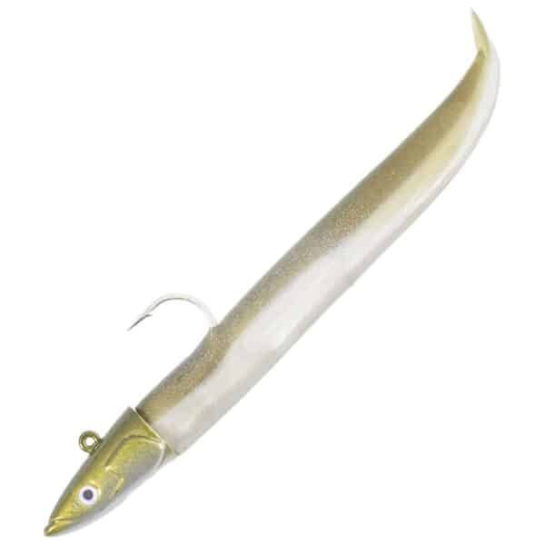 Leurre Fiiish Double Combo Crazy Sand Eel – 12 Cm, 15 G, Kaki – Lot De 2