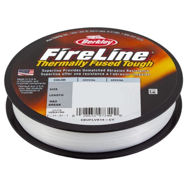 berkley fireline fused crystal for frog fishing Micro Ice Braided Line [2-Colors] [50yd Thanks to the unique 8 Berkley Fireline Fused Micro Ice