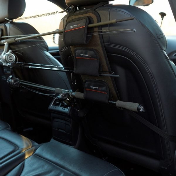 alt="Savage Gear Car Seat Rod Rack"