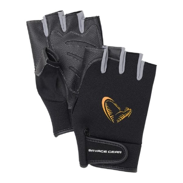 alt="Savage Gear Neoprene Half Finger Glove"