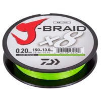 Daiwa J-Braid X8 Chartreuse - 150m