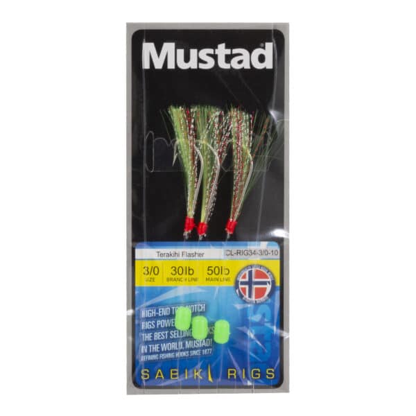alt="Mustad Terakihi Flasher lures"