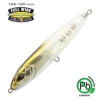 Leurre SAKURA Mister Joe 80mm - Stickbait Coulant, Armature Inox, Pour Mer Et Eau Douce, Aurora Noir