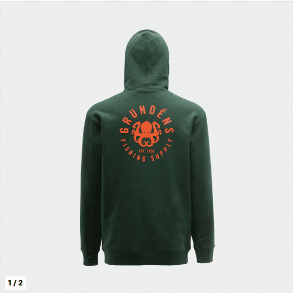 Grundens Displacement DWR Hoodie Kracken