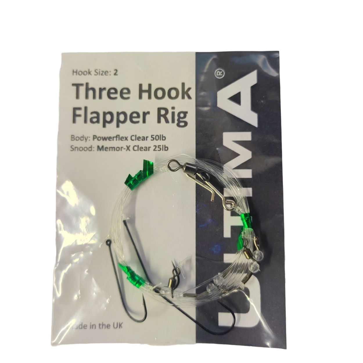 Three Hook Loop Rig Ultima Three Hook Flapper Rig - Veals Mail Order