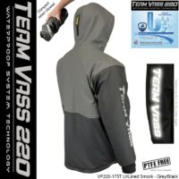 Team Vass 220 Unlined Smock Grey/Black - Image 2