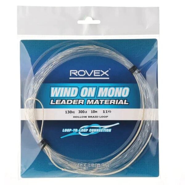 Rovex Wind On Mono Leader 10m - 300lb