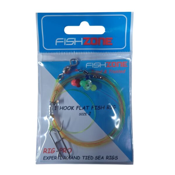 Fishzone 1 Hook Flat Fish Rig