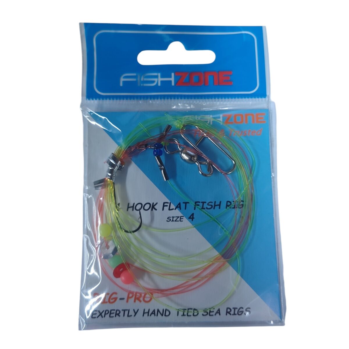 Flat Fish Rig Fishzone 1 Hook Flat Fish Rig - Veals Mail Order