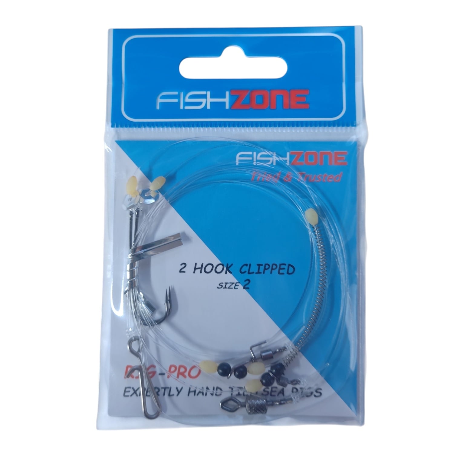 Fishzone 2 Hook Clipped 2 Fishzone 2 Hook Clipped Rig