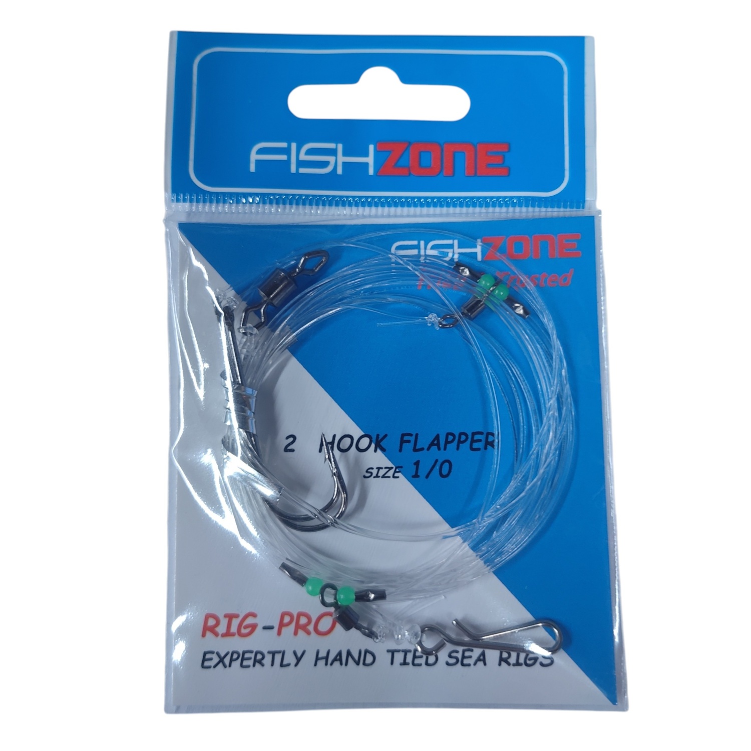 Flapper Rig 101 Fishzone 2 Hook Flapper Rig - Veals Mail Order
