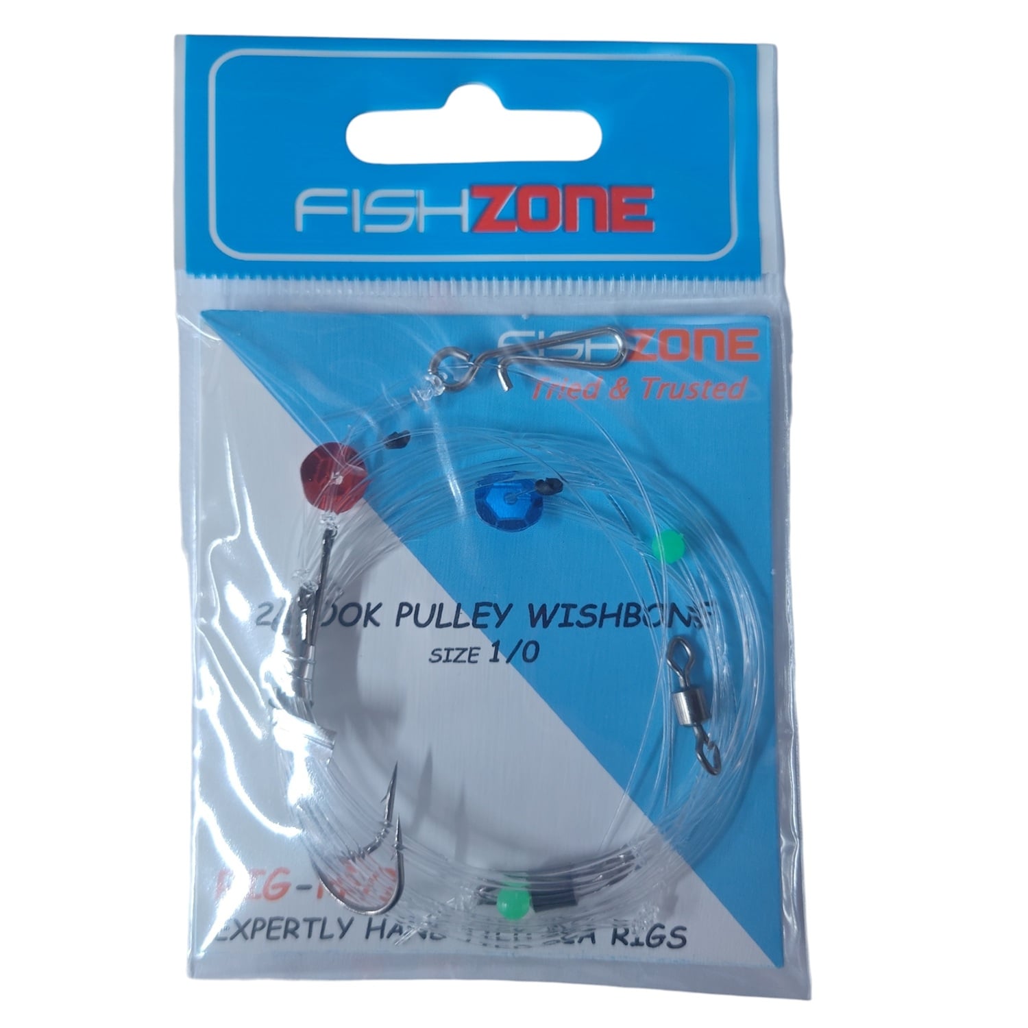 Fishzone 2 Hook Pulley Wishbone 10 Fishzone 2 Hook Pulley Wishbone Rig