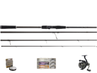 Westin Seabass Travel 9' 15-42g + Westin W2 3000 Braid and Lures Combo