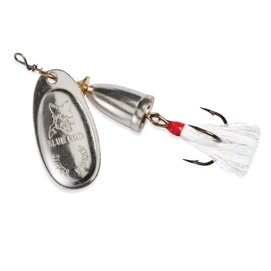 Blue Fox Vibrax Foxtail Silver Blue Fox Vibrax Foxtail Spinner